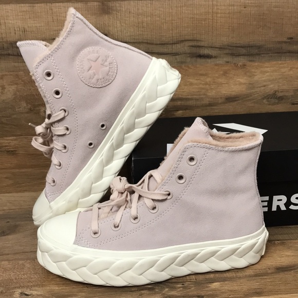 PLATFORM LEATHER CONVERSE CTAS LIFT CABLE HIGH TOP - Picture 15 of 15